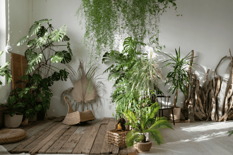 taman kering di rumah