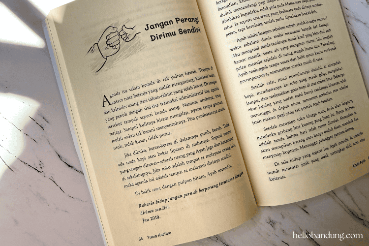kisah buku ayah karya yunis kartika