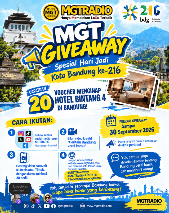 giveaway hari jadi kota bandung